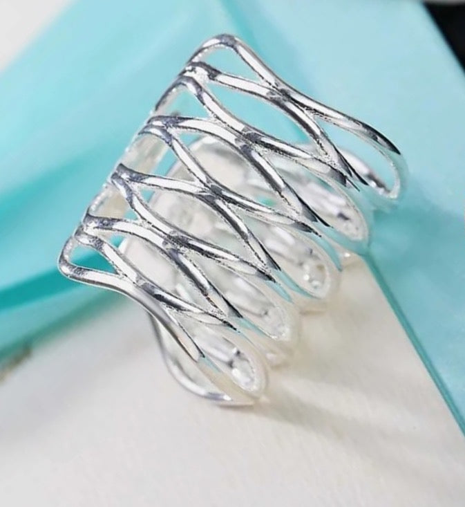 Silver Stacking Ring for Women