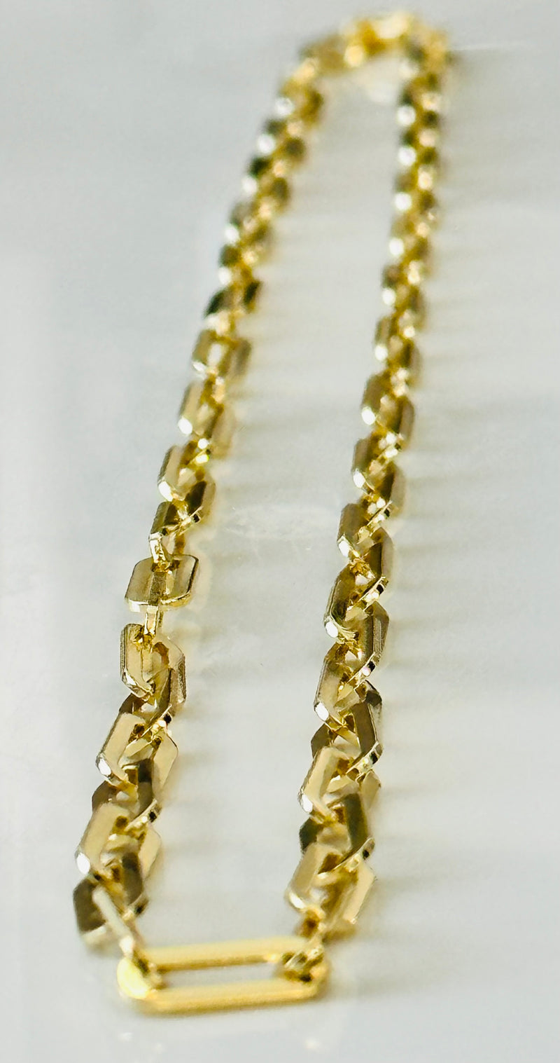 Gold Paperclip Necklaces