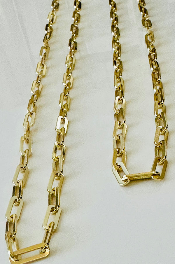 Gold Paperclip Necklaces