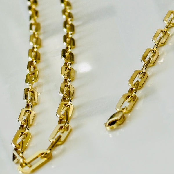 Gold Paperclip Necklaces